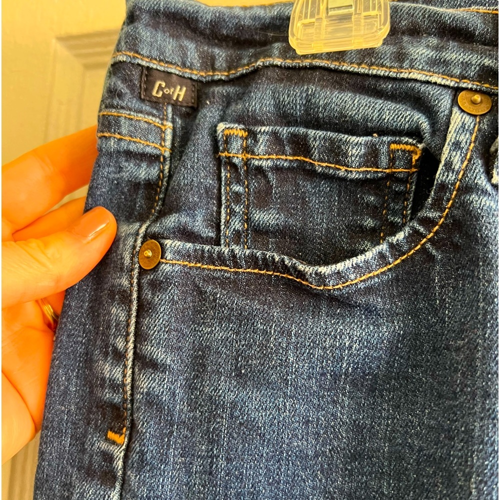 Citizens Of Humanity Elson Medium Rise Straight Leg Denim.